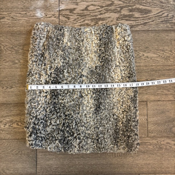 Rare Vintage Curly Mongolian Lamb Fur Skirt - Picture 8 of 11